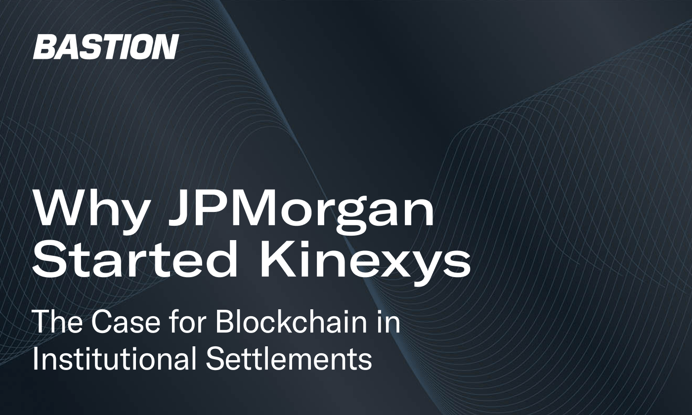 Why JPMorgan Started Kinexys: The Case for Blockchain in Institutional Settlements